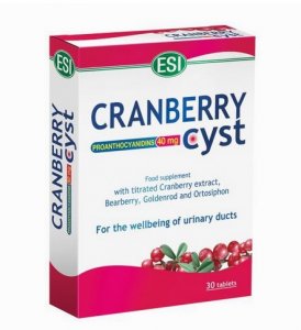 ZĽAVA 50 % Cranberry Cyst v tabletách 30ks ESI