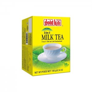Instantný čierny čaj s mliekom a cukrom 3 v 1 10x18 g GOLD KILI