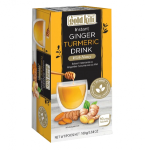 Instantný nápoj so zázvorom a kurkumou 10x16 g GOLD KILI